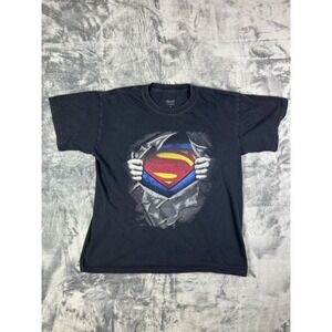 NASCAR's #48 Jimmie Johnson VTG Superman T-Shirt Men's Limited Print Size Medium
